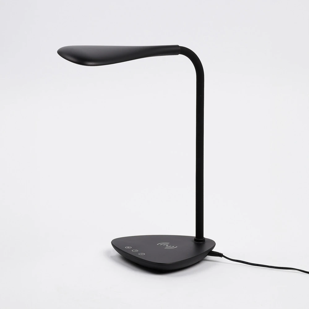 Accessoire Modulable Premium Aluminor Tom Qi lampe de bureau LED CCT noire