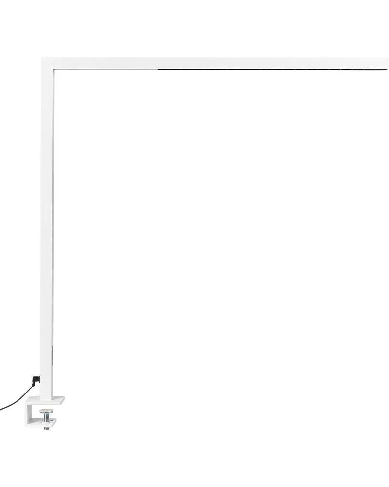 Coussin ergonomique pour Lampe de bureau LED à pince en métal blanc OCTANT