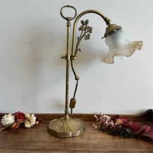 Kit d'assemblage pour Lampe de bureau style art neuf globe tulipe