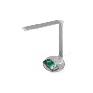 Lampe de bureau LED avec chargeur intégré gris argent TAOTRONICS