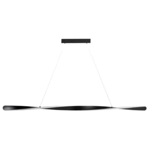 Metal LED Pendant Lamp Noir jais MAHOI