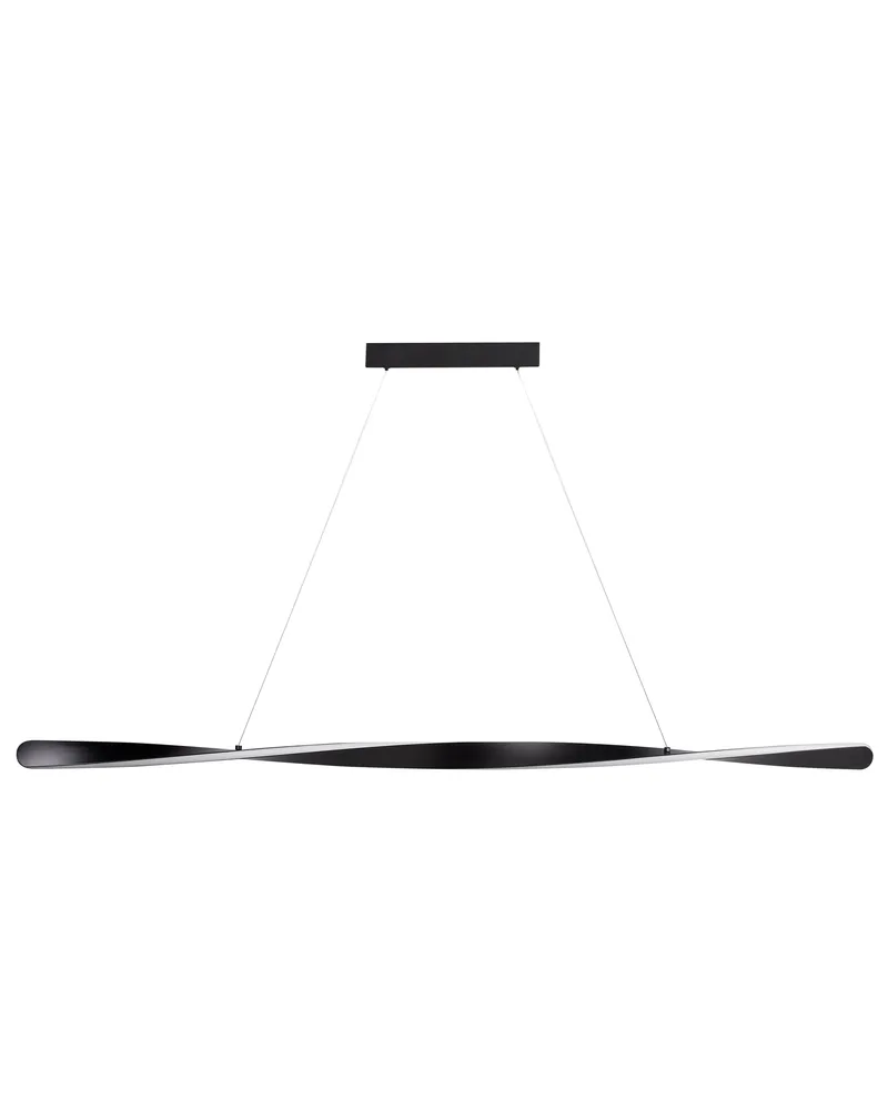 Metal LED Pendant Lamp Noir jais MAHOI