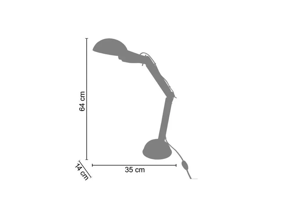 NEWTON - Lampe de bureau articulé bois bleu pour poste de travail réglable