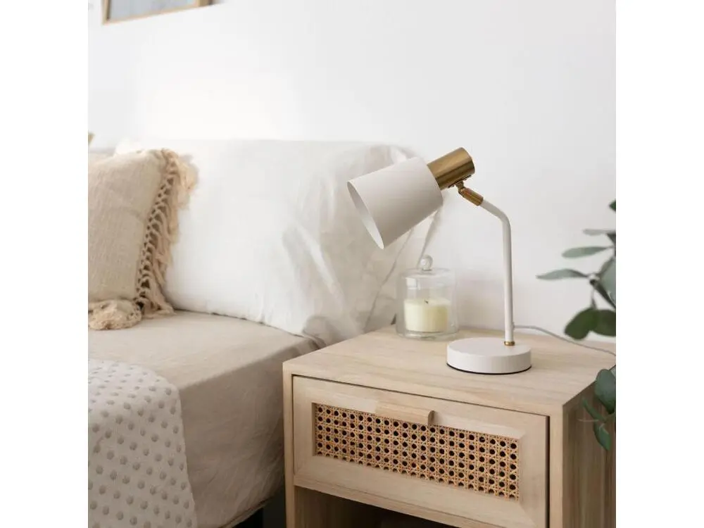 Pieds antidérapants pour Ledkia Lampe de Bureau Flex Métal Tatlin Blanc
