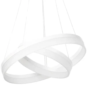 Équipement de Bureau Ergonomique Métallique LED Pendant Lamp White PUZI