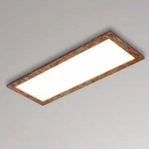Quitani Panneau LED Aurinor, cuivre, 86 cm (Lot de 4)