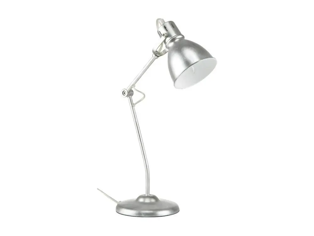 Support réglable pour Lampe de Bureau Design "Whitehall" 45cm Argent