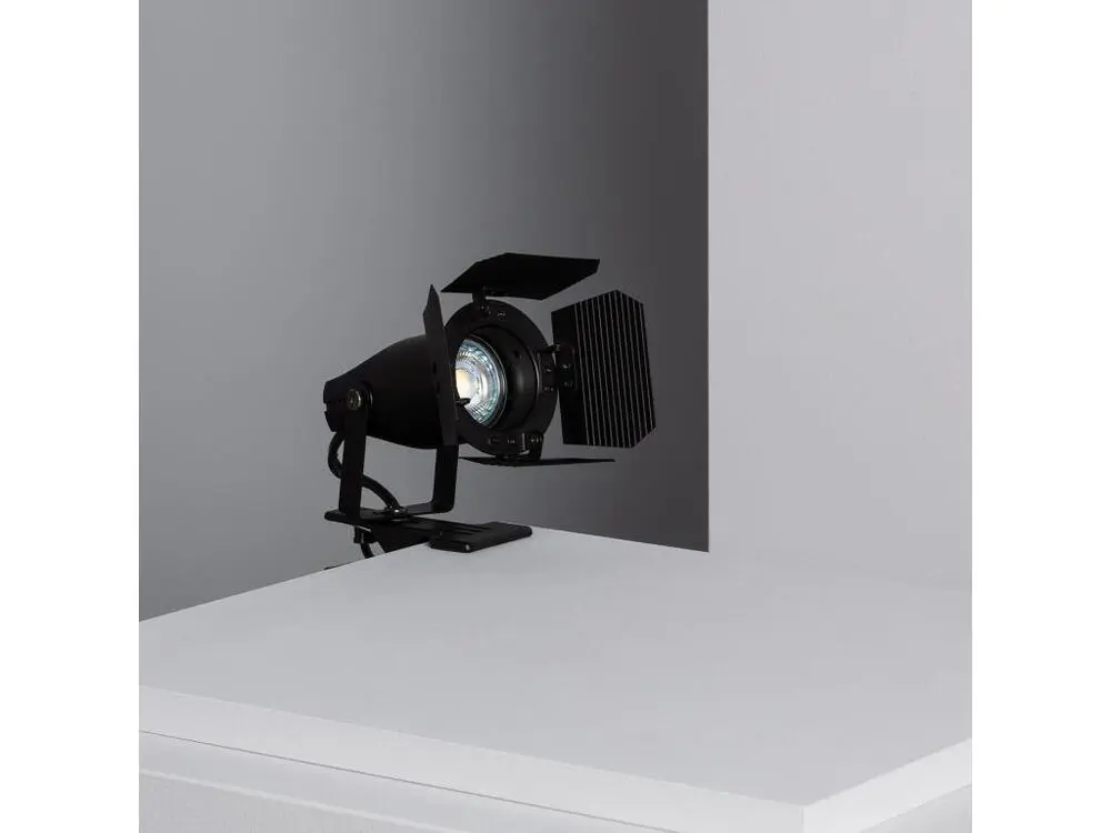 Support réglable pour Ledkia Lampe de Bureau à Pince Kurangna Noir