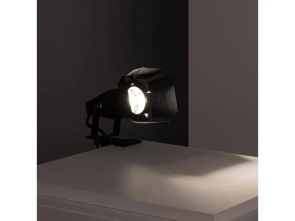 Support réglable pour Ledkia Lampe de Bureau à Pince Kurangna Noir