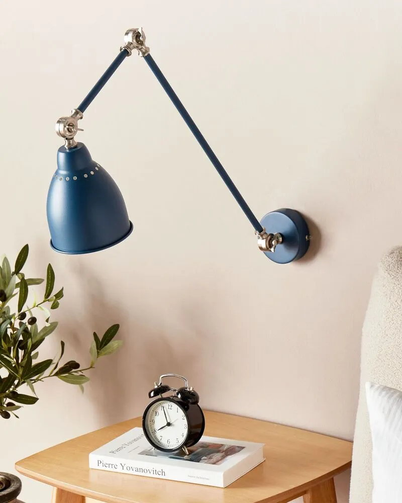 Wandlamp donkerblauw MISSISSIPPI L