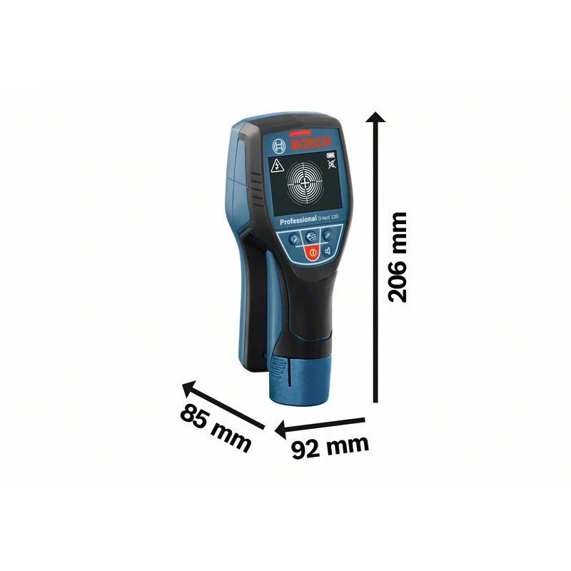 Scanner de documents Scanner mural BOSCH 0601081303 - Professionnel D-tect 120 + Housse