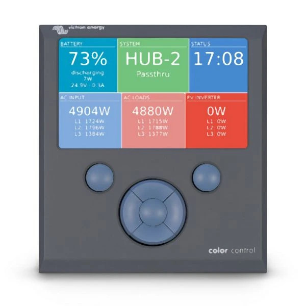 Panneau de commande du réseau Victron Energy Color Control GX 1-67-008625 obtenir à bas prix