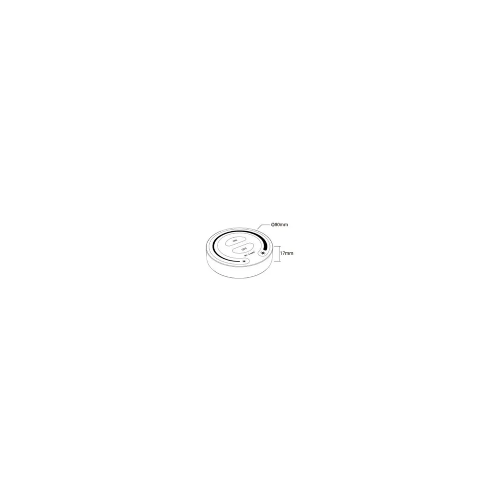 Télécommande RF murale pour variateur LED monochrome modèle MiBoxer FUT087