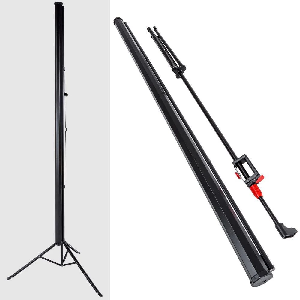 LED Haute Définition Écran de projection projecteur vidéoprojecteur avec trépied 178 x 178 cm 08_0000407