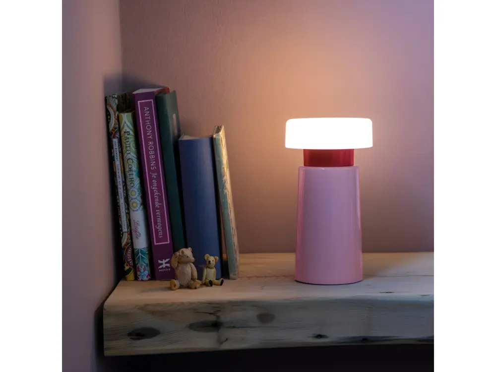Lampe de table Victoria H17,5cm Rose Remember