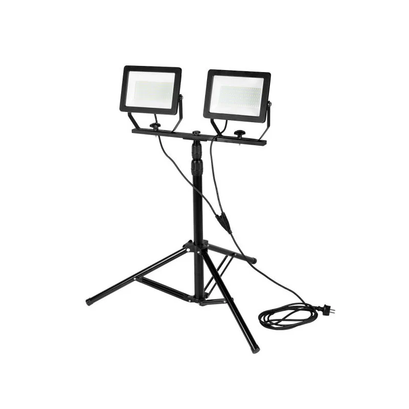 Projecteur doublement 2x100W SMD LED 2x8500lm sur trépied 1,8m avec câble - NEO TOOLS - 99-096