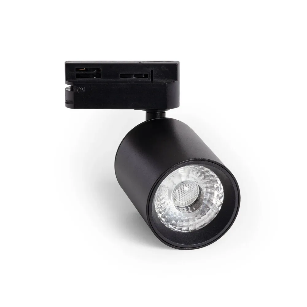 Projecteur LED monophasé 10W Mallet à intensité réglable couleur noire