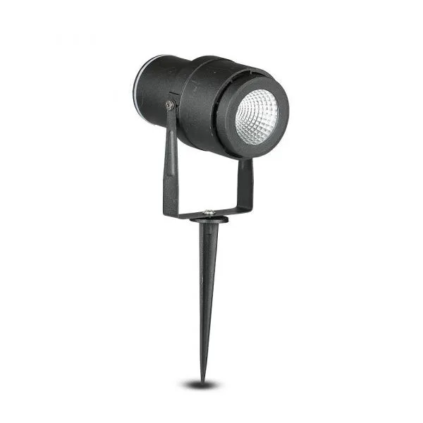 Projecteur LED sur piquet V-TAC 12W IP65 Noir START 2 VT-857
