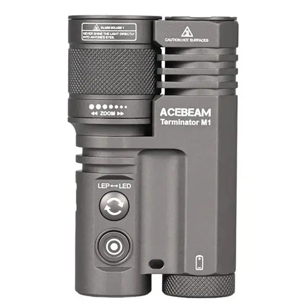 Projecteur TERMINATOR M1 JUMEAU HEAD, 3 500 lumens (batterie incluse)