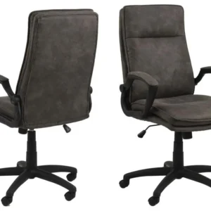 Brum Chaise de bureau, gris. avec Garantie 2 Ans