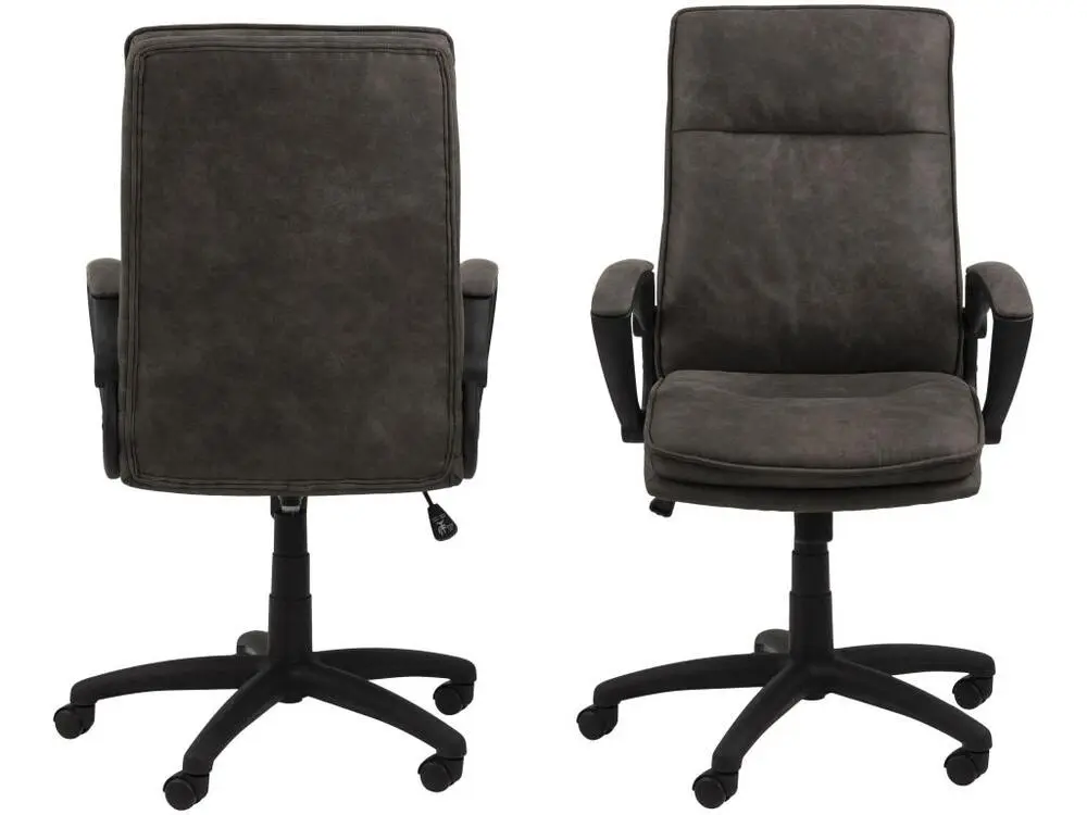 Brum Chaise de bureau, gris. avec Garantie 2 Ans