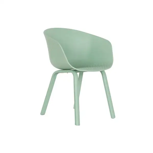 Chaise à Accoudoirs Scandinave Vert d'Eau Home Decor avec Garantie 2 Ans