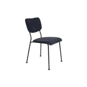 Chaise Benson bleu profond Zuiver - 81cm