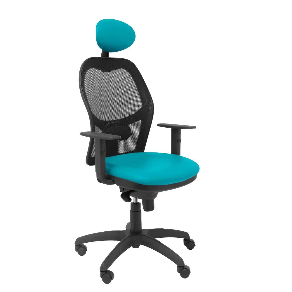 Chaise de Bureau avec Appui-tête Jorquera malla P&C SNSPVEC Vert avec Garantie 2 Ans