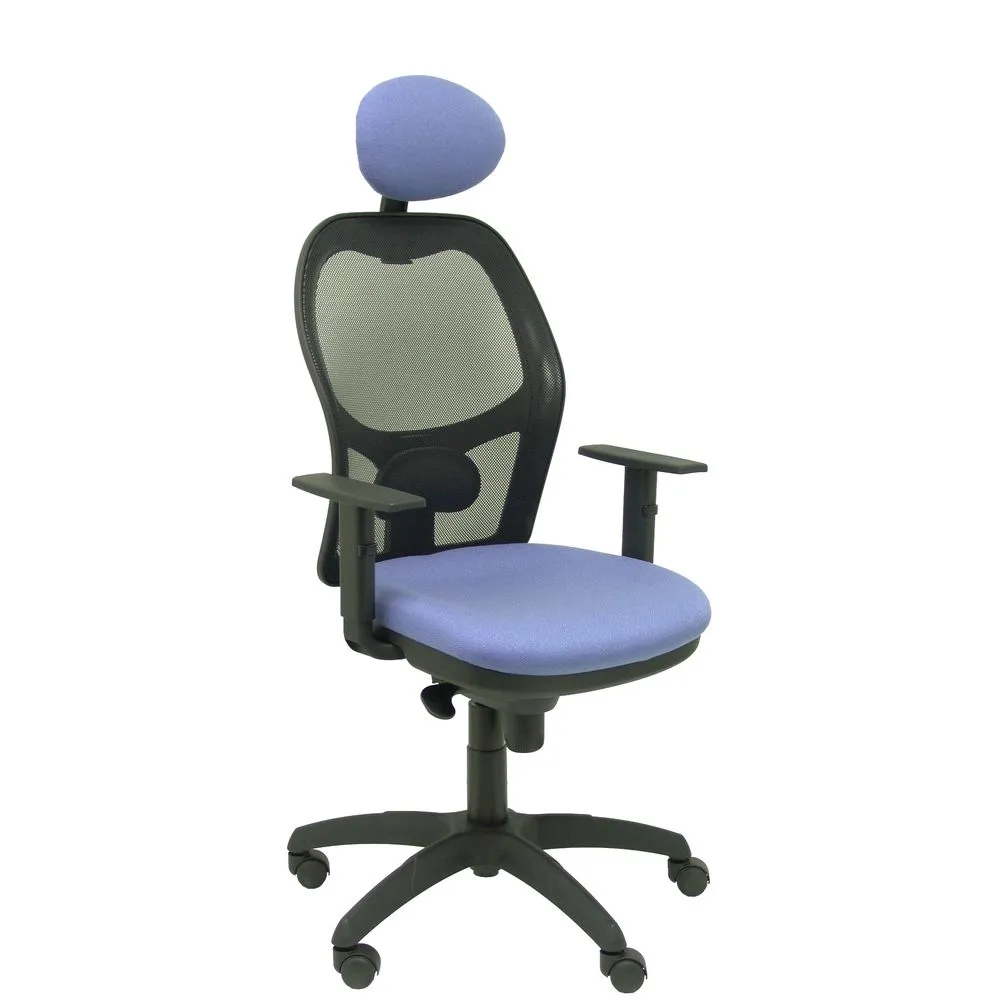 Chaise de Bureau avec Appui-tête Jorquera P&C ALI261C Bleu net