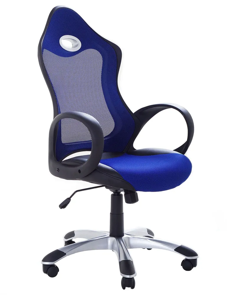 Chaise de bureau Bleu marine iCHAIR - Conforme aux Normes de Sécurité