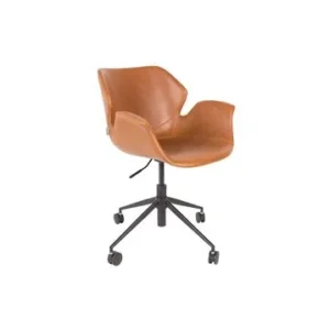 Chaise de bureau Nikki All Café Zuiver - 78cm