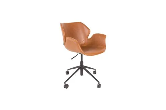 Chaise de bureau Nikki All Café Zuiver - 78cm