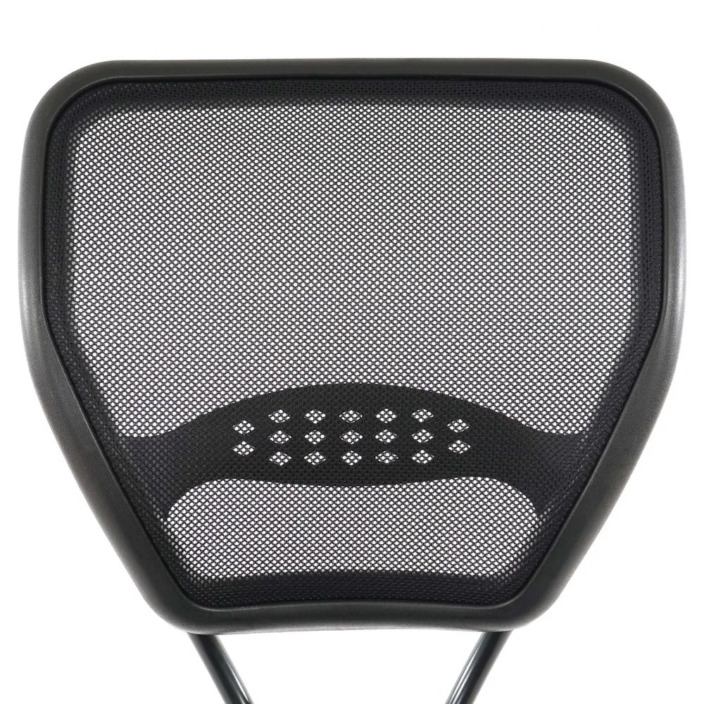Chaise de bureau pivotante capacité de charge de 150 kg en synthétique noir sans accoudoirs 04_0001912 - Conforme aux Norm...