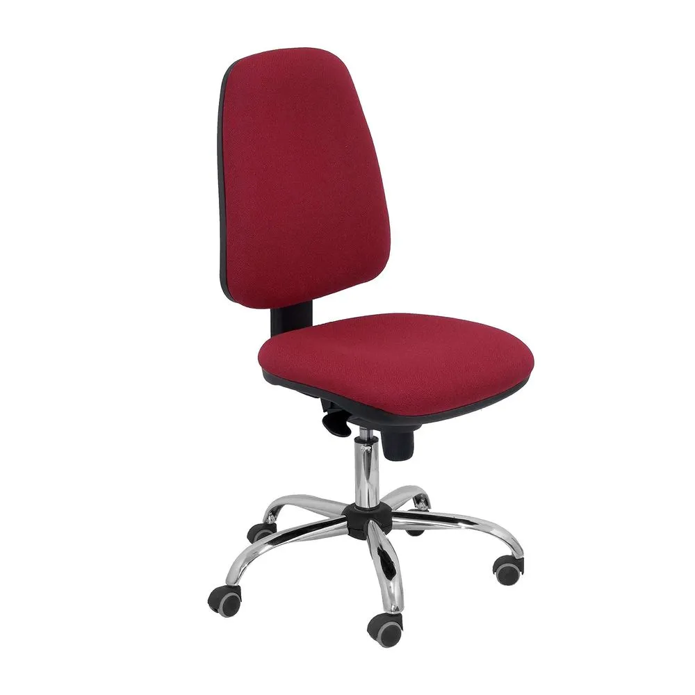 Chaise de Bureau Socovos sincro P&C BALI933 Rouge Bordeaux avec revêtement anti-rayures