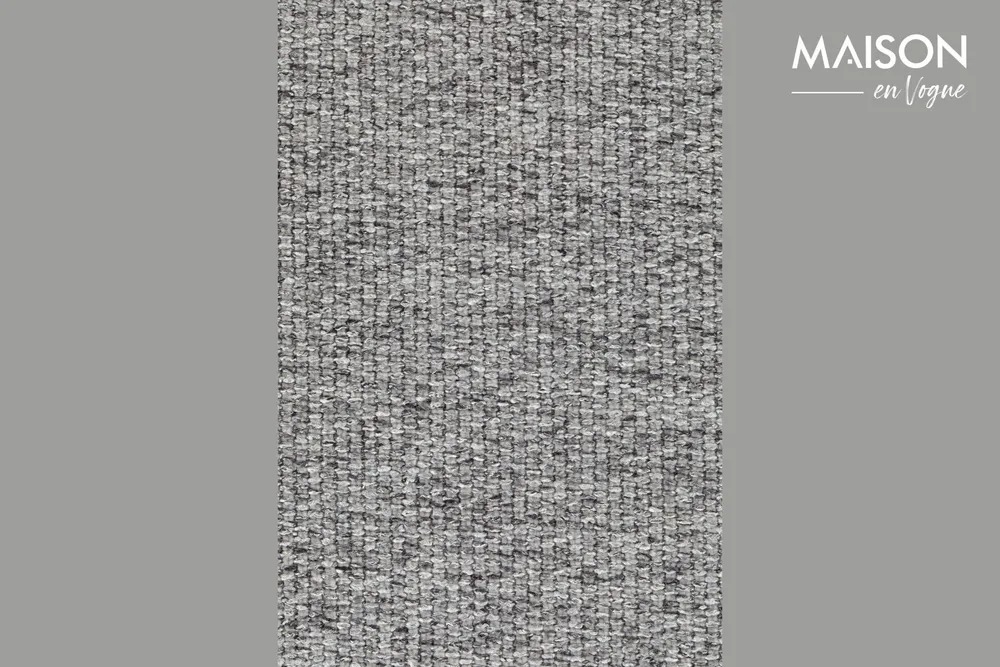 Chaise de comptoir en ratin et tissu gris Spike Zuiver - 94cm compatible avec la plupart des bureaux