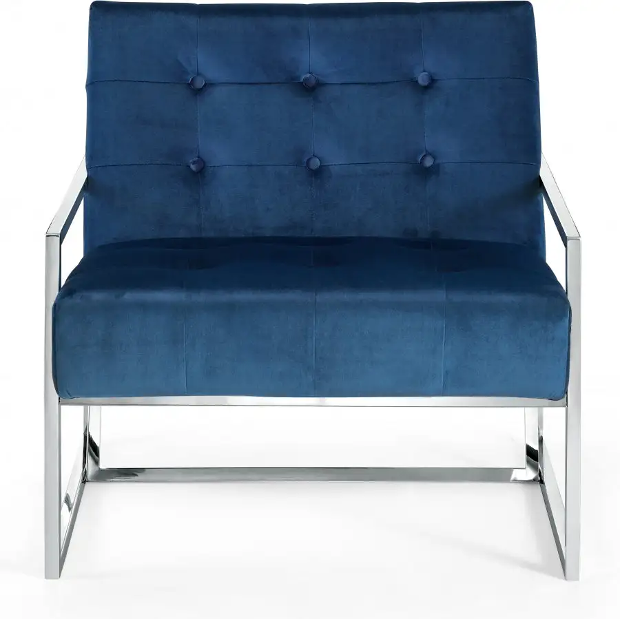 Chaise D'Appoint En Velours Alexis avec Garantie 2 Ans
