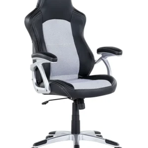Coussin ergonomique pour Bureaustoel kunstleer zwart/grijs EXPLORER