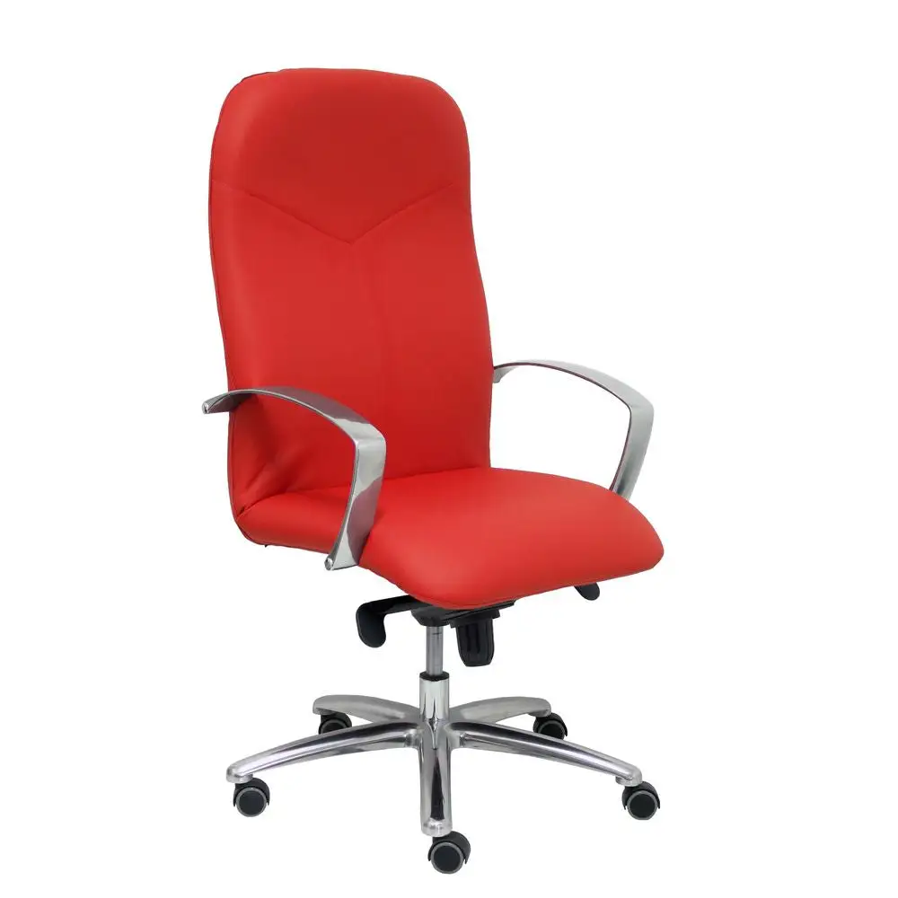 Coussin ergonomique pour Chaise de Bureau Caudete P&C BPIELRJ Cuir Rouge