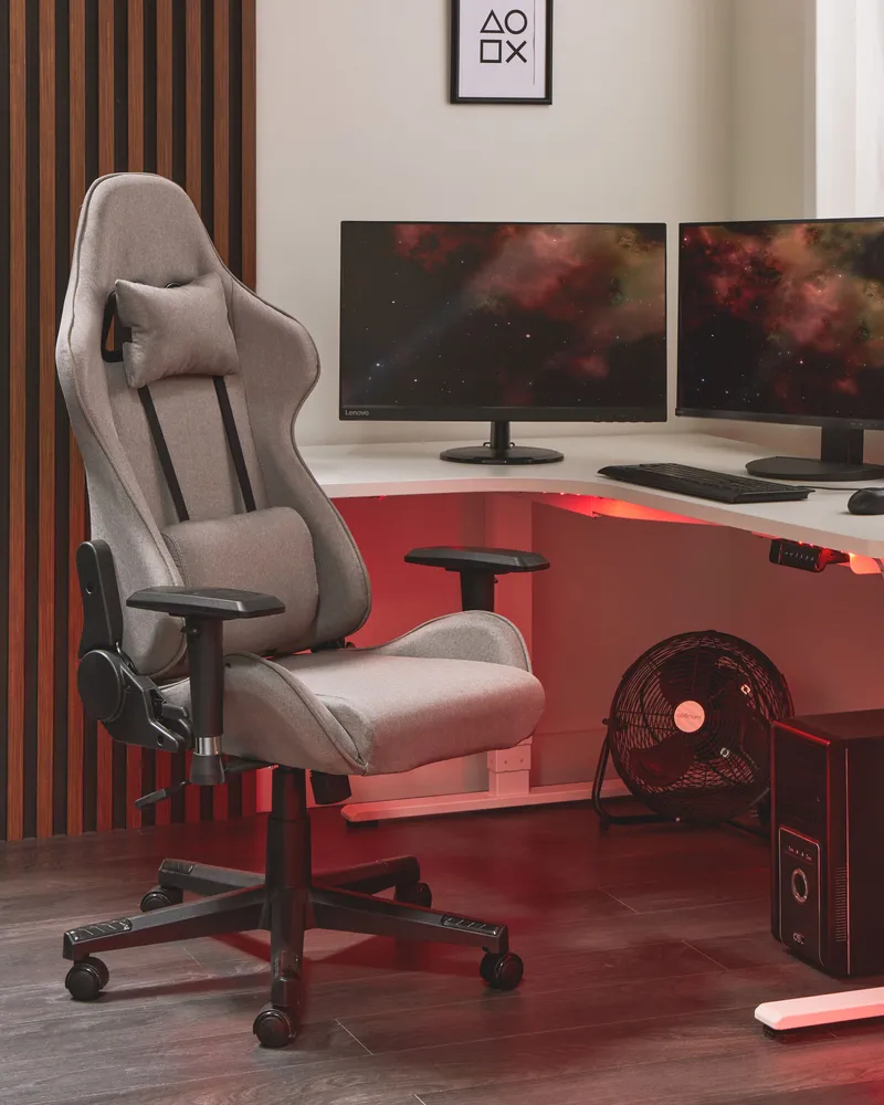 Coussin ergonomique pour Siège de gaming Taupe WARRIOR