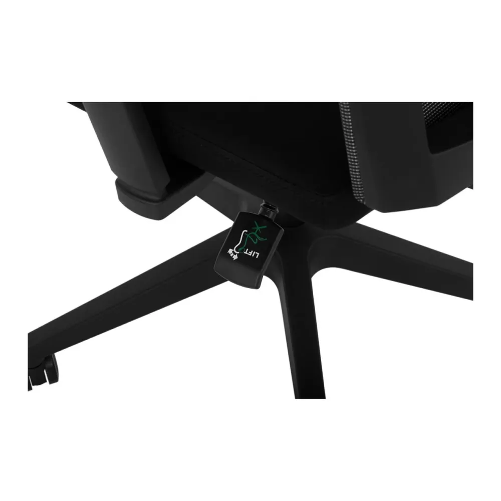 Fauteuil chaise siège de bureau dossier en filet appui-tête charge maximale150 kg noir 14_0000879 avec compartiments intégrés