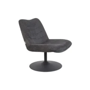 Fauteuil en tissu gris Bubba Zuiver - 85cm