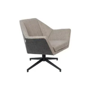 Fauteuil Uncle Jesse Zuiver - Quand géométrie rime avec confort avec système de clipsage