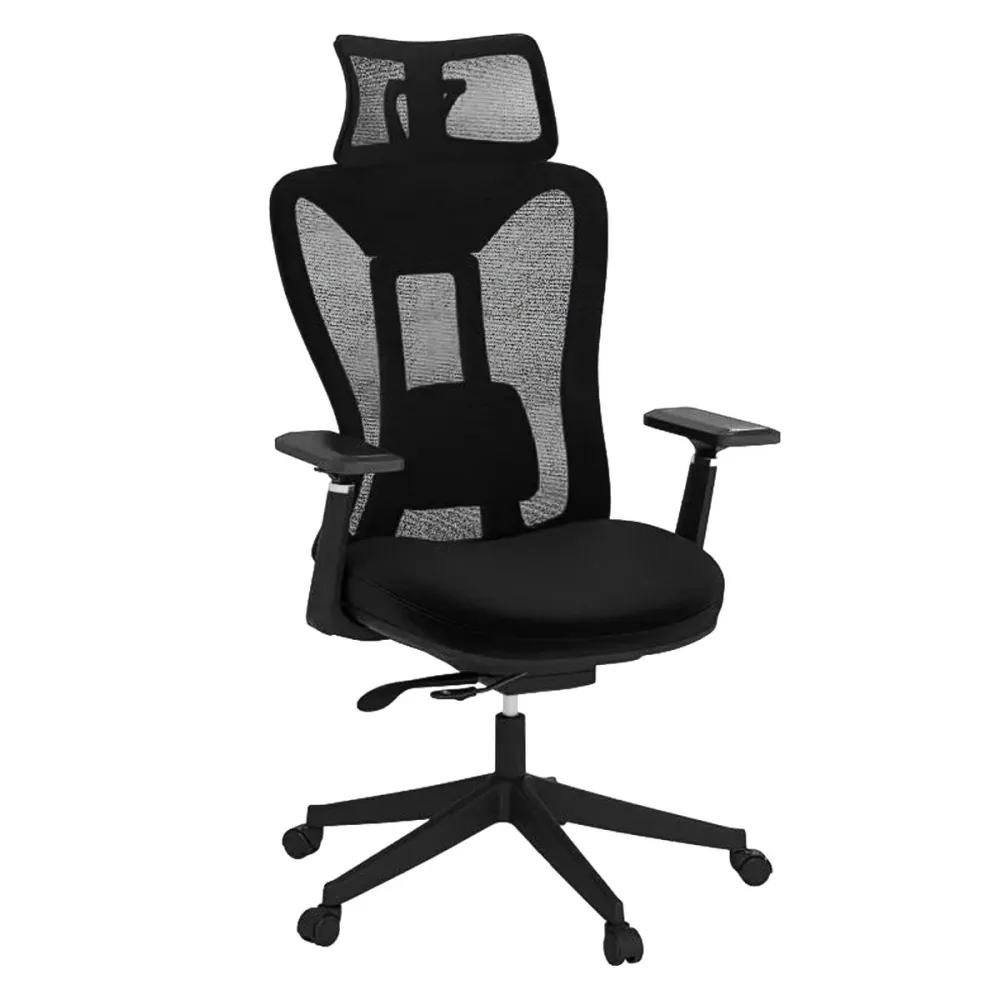 Kit d'assemblage pour Chaise de bureau ergonomique inclinable 70 x 68 x 116-124 cm confort idéal avec appui-tête et accoud...