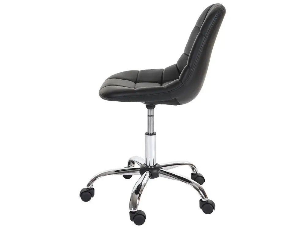 Kit d'assemblage pour Fauteuil de bureau Lier, chaise pitovante, siège baquet, similicuir - noir