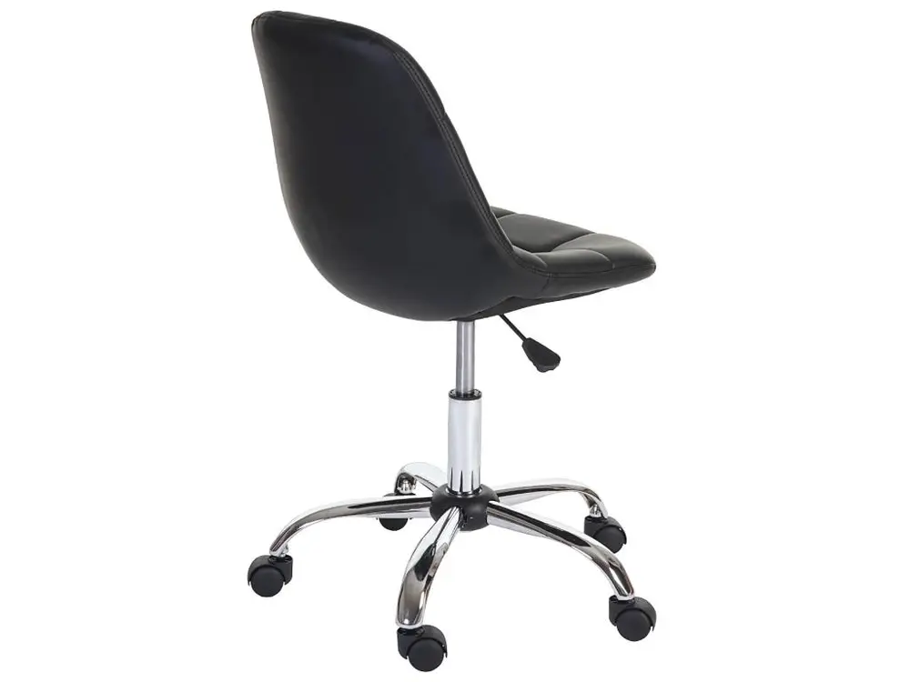 Kit d'assemblage pour Fauteuil de bureau Lier, chaise pitovante, siège baquet, similicuir - noir