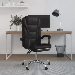 Kit d'assemblage pour Fauteuil inclinable de bureau Noir Similicuir