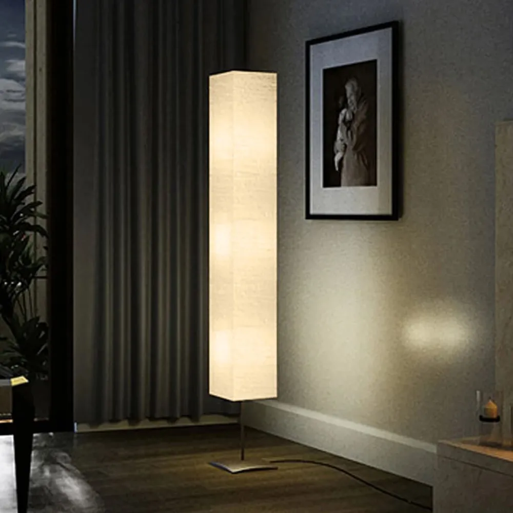 Lampadaire avec support en acier 170 cm Sable