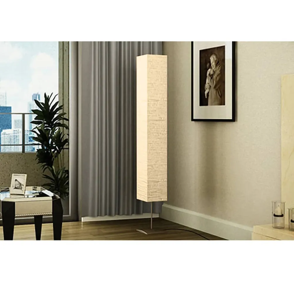 Lampadaire avec support en acier 170 cm Sable