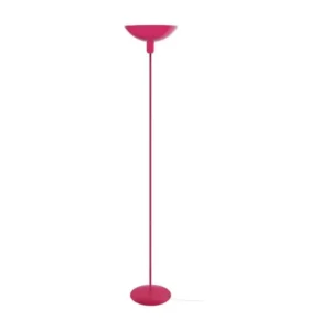 Lampadaire métal rose 165 cm.