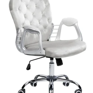 Office Chair Panne Light Grey PRINCESS